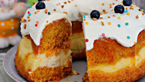 ШАГ 14. морковный кекс с творожным сыром