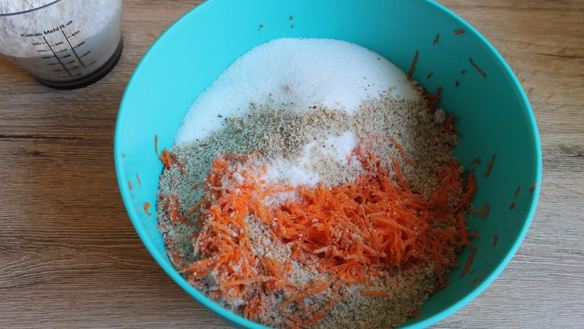 ШАГ 5. морковный кекс с творожным сыром