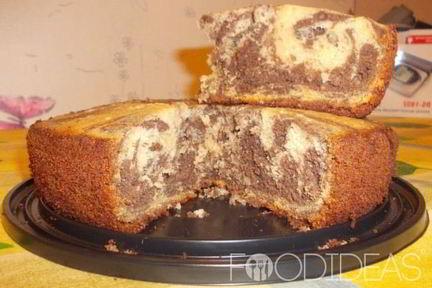 Мраморный кекс в мультиварке
