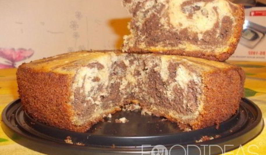 Рецепт мраморный кекс в мультиварке