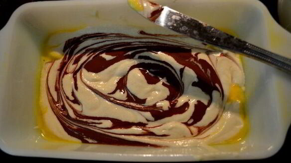 ШАГ 5. мраморный кекс