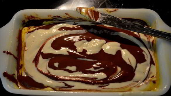 ШАГ 6. мраморный кекс