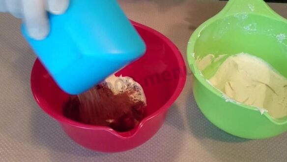 ШАГ 5. мраморные кексы с шоколадом