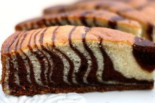 Нежный кекс Зебра в мультиварке