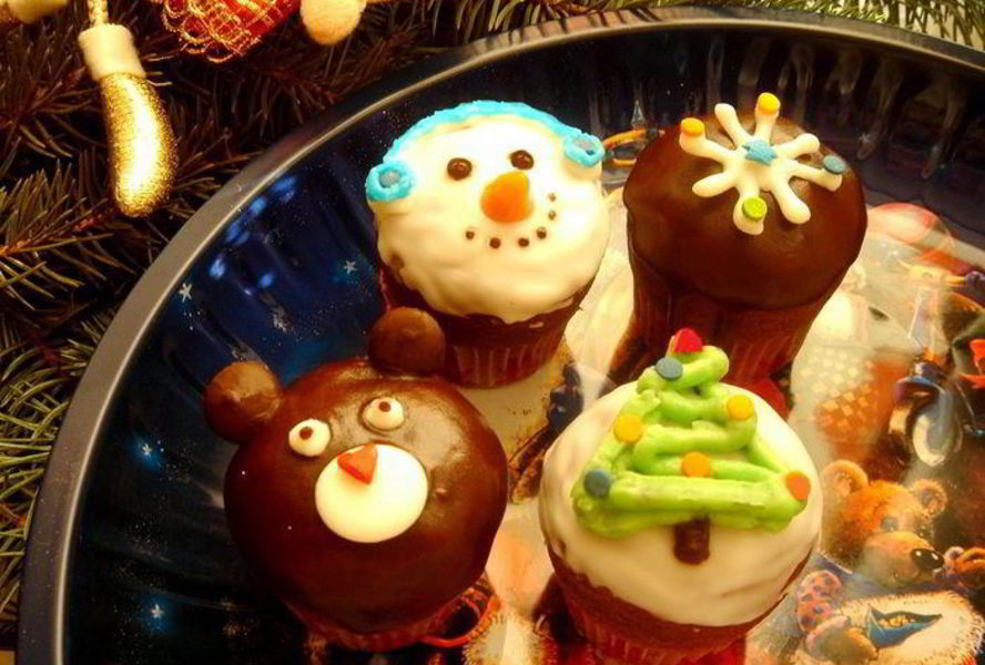 Новогодние кексики