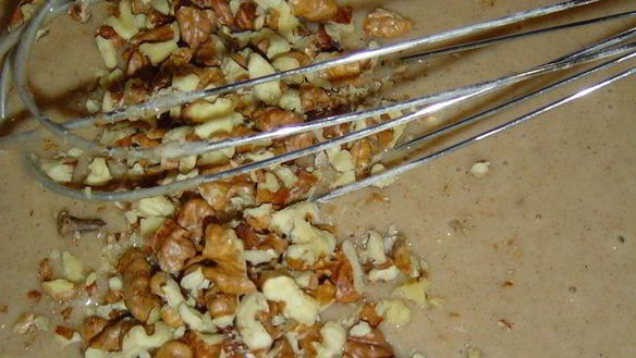 ШАГ 2. постный кекс на отваре из яблок