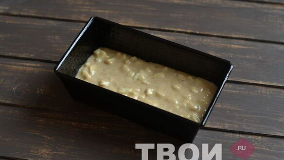 ШАГ 5. постный кекс с яблоками
