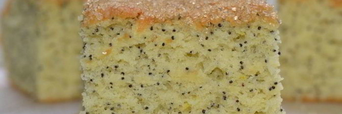 Простой лимонно-маковый кекс