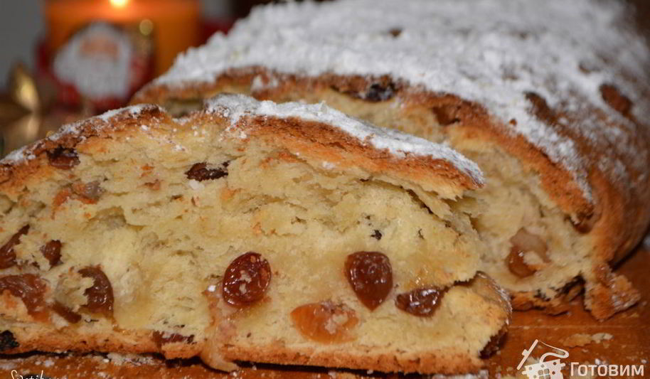 Рецепт рождественский штоллен