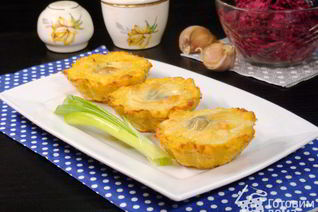 Рыбные кексы