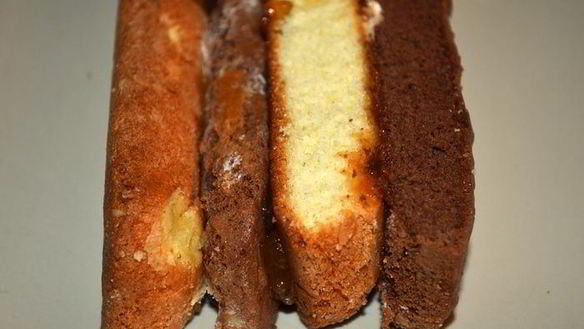 ШАГ 12. шахматный бисквитный кекс