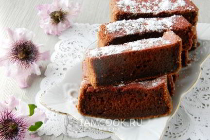 Шоколадно-свекольный кекс