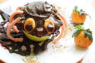 Сливочные кексы Паучок на hallowen