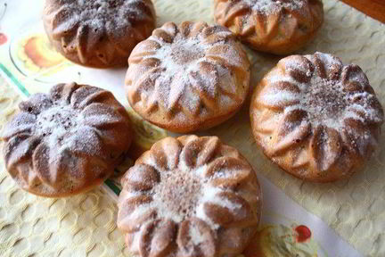 Сметанные кексы с шоколадом