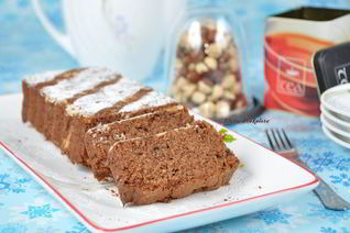 Воздушный шоколадный кекс на сухариках