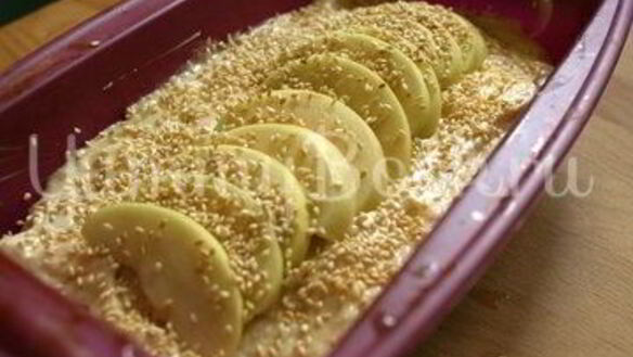 ШАГ 7. яблочный кекс с кунжутом