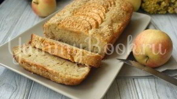 ШАГ 9. яблочный кекс с кунжутом