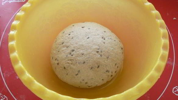 ШАГ 4. батон с льняными семенами на закваске