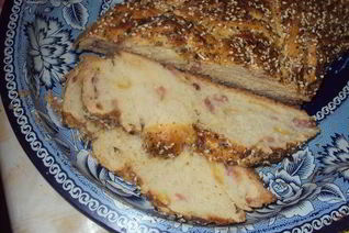 Батон с ветчиной и сыром