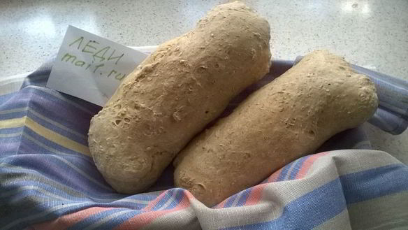 ШАГ 15. чиабатта цельнозерновая