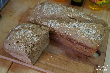 Домашний хлеб на закваске в духовке