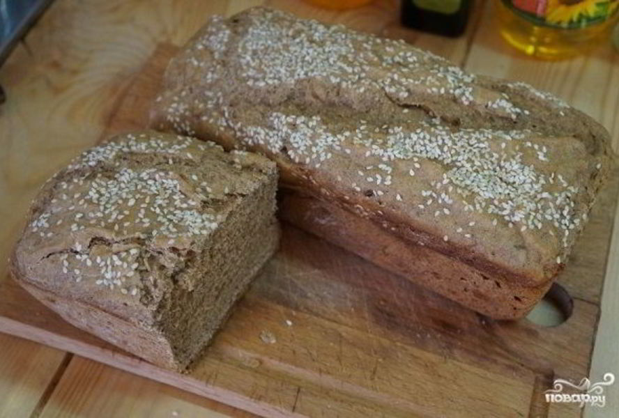 Домашний хлеб на закваске в духовке