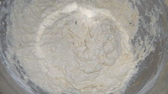 ШАГ 2. домашний хлеб с петрушкой без замеса