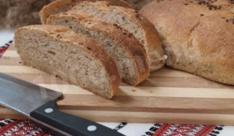 Рецепт горчичный хлеб из цельнозерновой муки с семенами льна