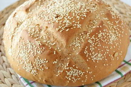 Хлеб из смешанной муки на йогурте