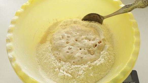 ШАГ 2. хлеб из смешанной муки на йогурте