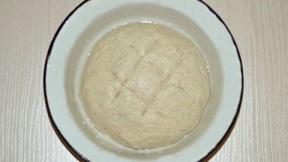 ШАГ 9. хлеб на биге с четырьмя крупами