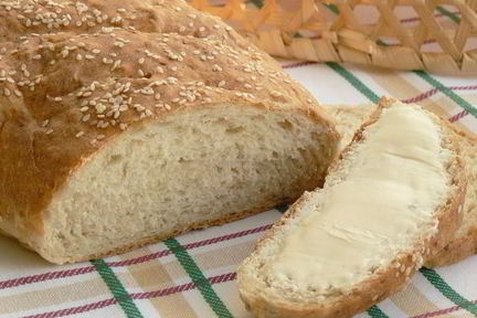 Хлеб на домашнем йогурте с хлопьями