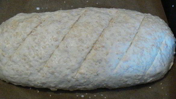 ШАГ 6. хлеб на домашнем йогурте с хлопьями