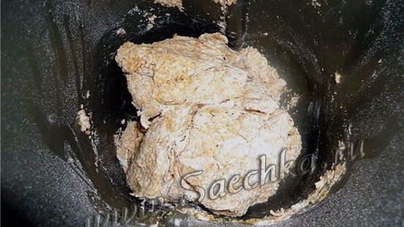 ШАГ 2. хлеб пшеничный с отрубями