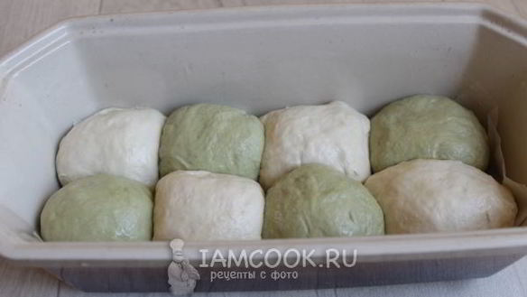 ШАГ 6. хлеб с чаем матча