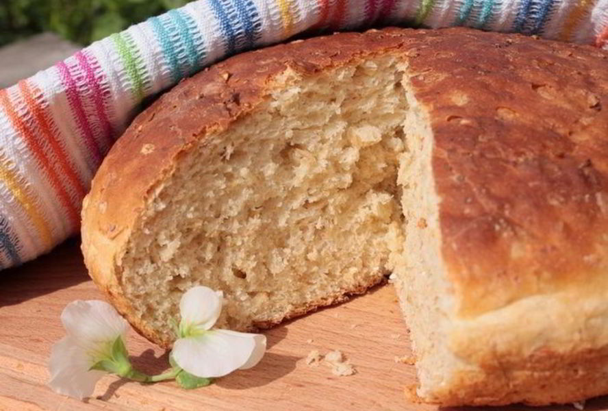 Хлеб с овсяными хлопьями