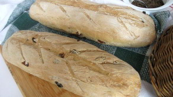 ШАГ 10. хлеб с тмином и изюмом