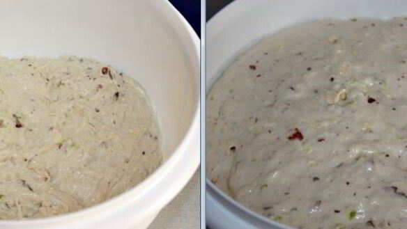 ШАГ 4. хлеб с цуккини и лесными орехами