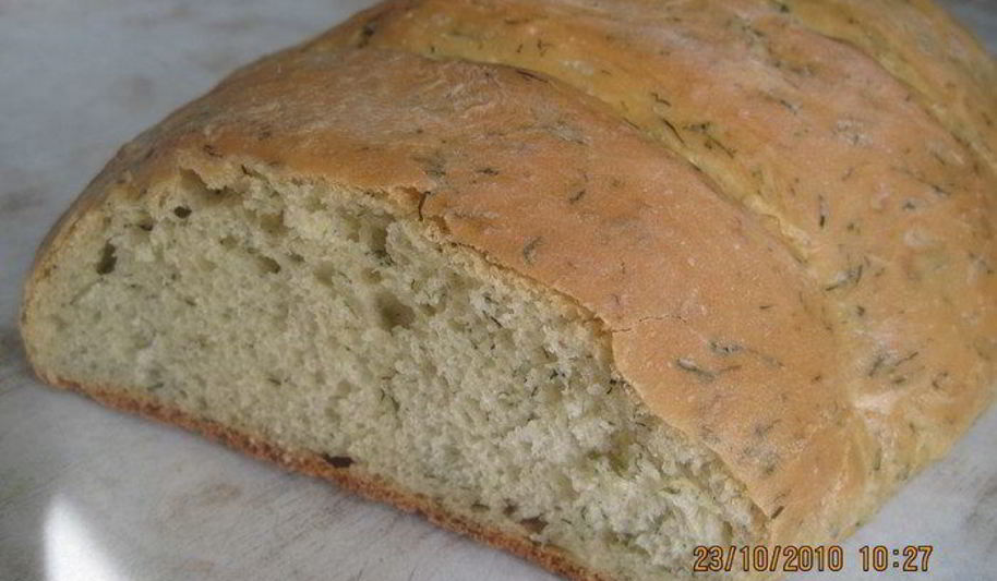 Рецепт хлеб с зеленью