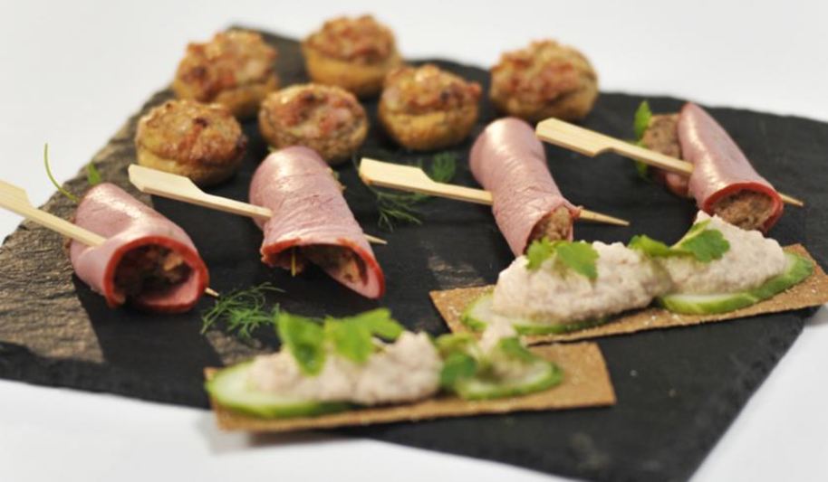 Рецепт хлебцы с паштетом из свинины и груши