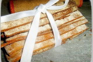 Постные ржаные хлебцы с тмином