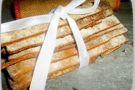 Постные ржаные хлебцы с тмином