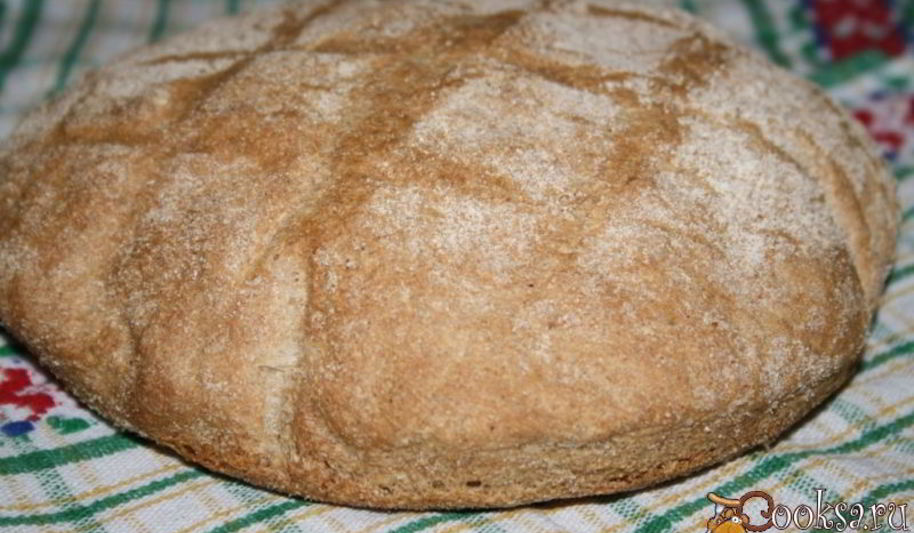 Рецепт простой домашний хлеб с цельнозерновой мукой