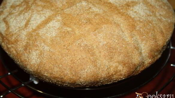 ШАГ 6. простой домашний хлеб с цельнозерновой мукой