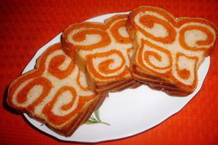 Пшенично-томатный хлеб