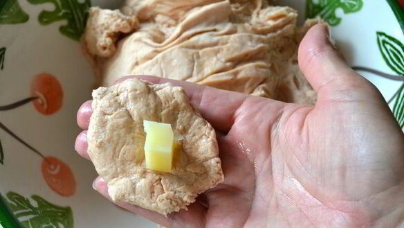 ШАГ 6. разборный томатный хлеб с начинкой