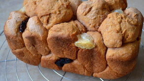 ШАГ 10. разборный томатный хлеб с начинкой