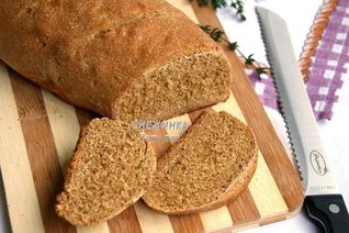 Ржаной хлеб на квасе с розмарином