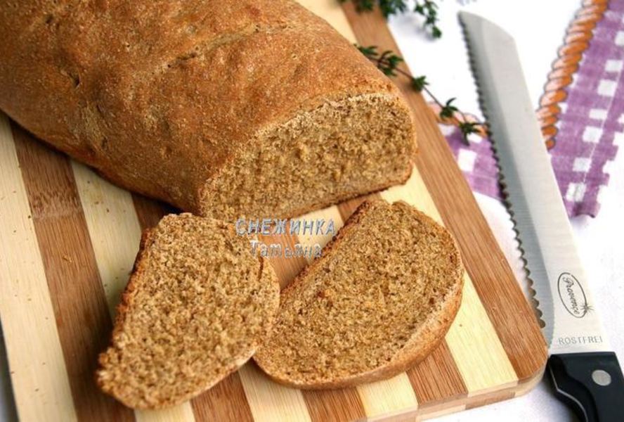 Ржаной хлеб на квасе с розмарином