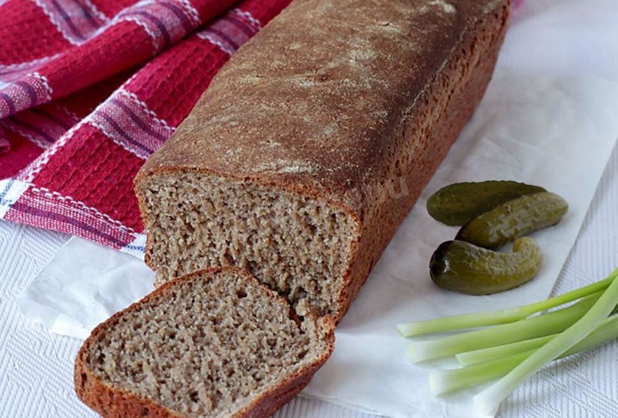 Ржаной хлеб с отрубями в духовке
